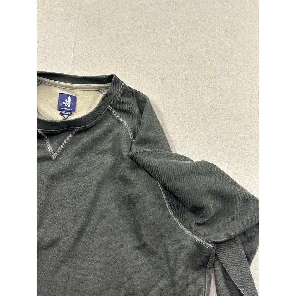 Johnnie O Sweatshirt Mens Gray Shields Crewneck Knit Pullover Golf Prep - Picture 6 of 11